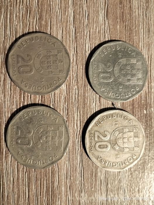 Moedas de 20 escudos