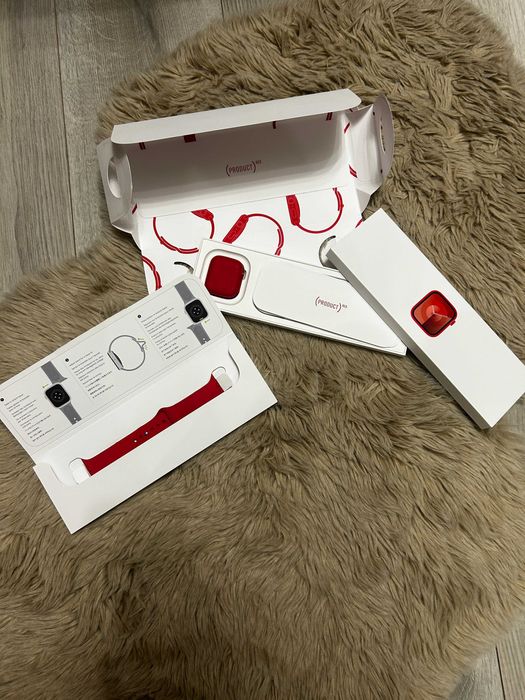 Apple Watch 9 LTE (Cellular) 41mm (PRODUCT)RED | Bateria 97% GWARANCJA