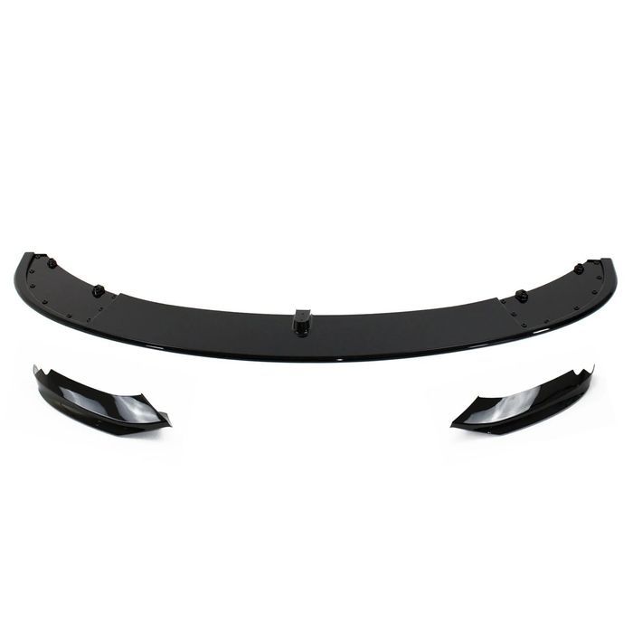 Aba Spoiler / Lip Frontal BMW SERIE 4 F32 / F33 / F36 2013-2021 em preto piano brilhante M-Performance Look ABS