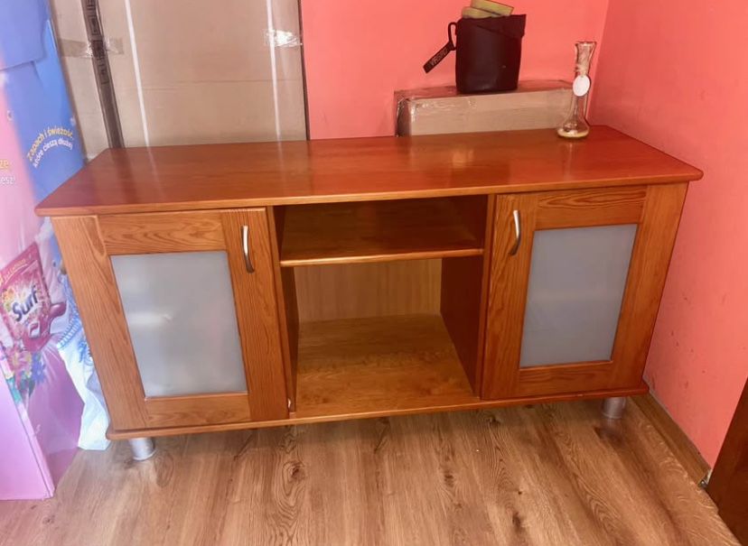 Komoda z prawdziwego drewna hit idealna pod tv na ubrania