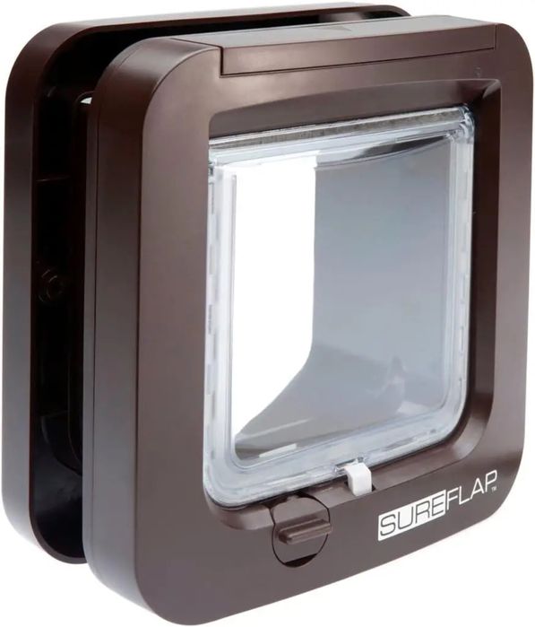SureFlap SUR001 - Дверцята для кішок з мікрочіпом, що замикаються. Вивчає до 32 ID RFID-міток.
