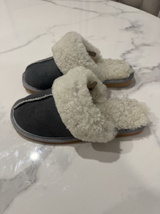 Тапки домашні з натуральної шкіри