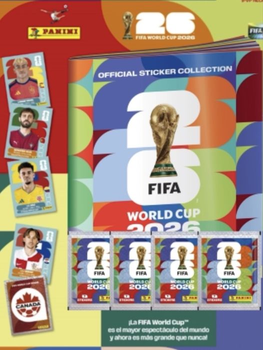 Cromos da Copa do mundo 2026
