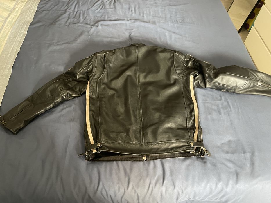 Blusao Casaco pele Motard XL