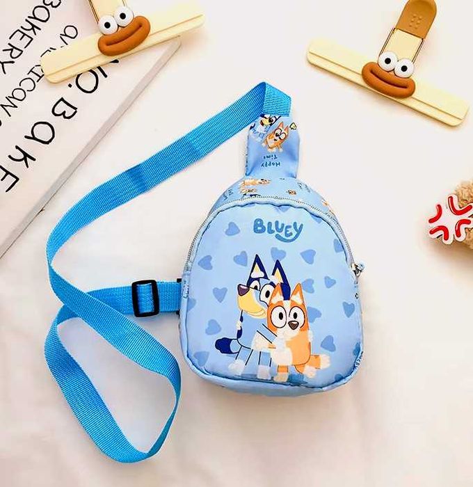 Bluey i Bingo!  torba na ramie listonoszka plecaczek saszetka Blue