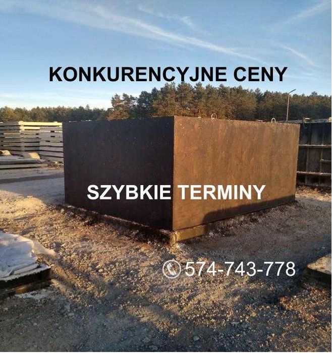 Szamba szambo betonowe na ścieki Zbiorniki na deszczówkę / PROMOCJA