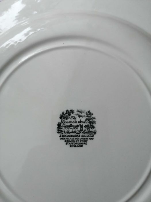 Zestaw obiadowy sygnowany BroadHurst Staffordshire Ironstone ANGLIA