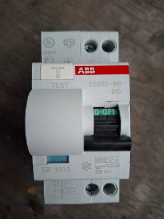 Дифавтомат ABB DS951 AC-B10/0.03A