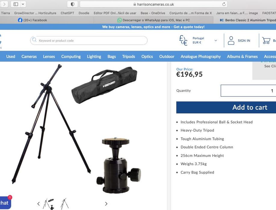 Tripé BENBO Trekker