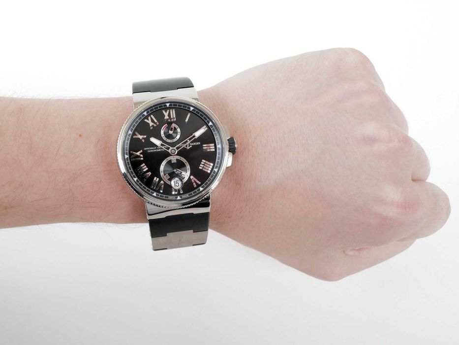 Ulysse Nardin Marine Chronometer Manufacture Black Dial 45mm