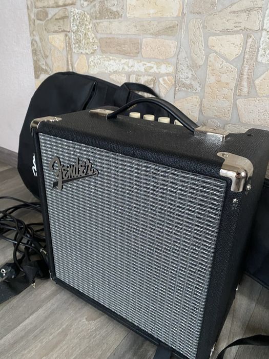 zestaw gitara basowa Fender