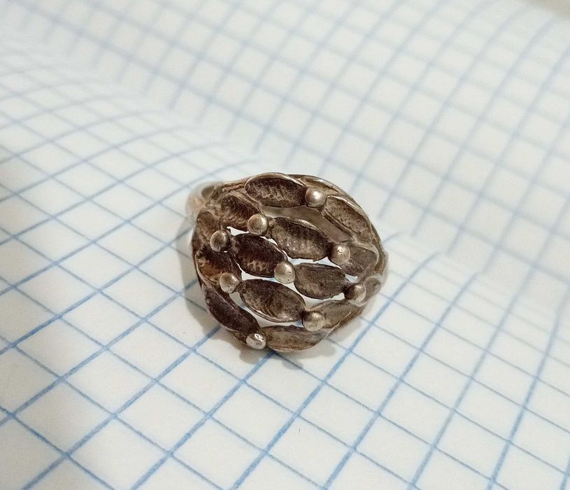 Кольцо колечко. Серебро 925 проба. Размер 18. СССР