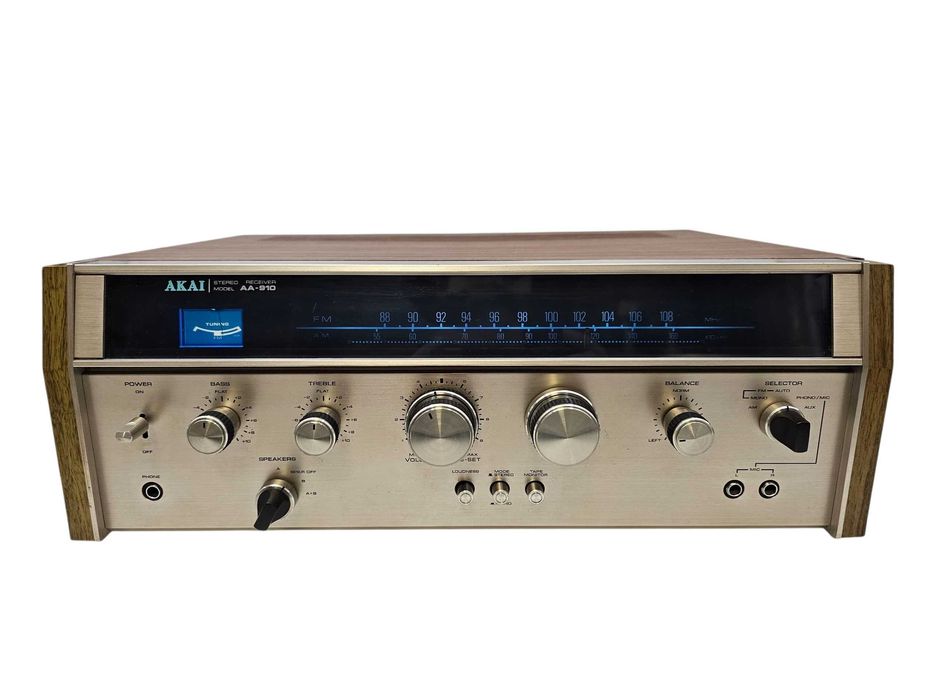 Amplituner VINTAGE AKAI AA-910 2X 50W FM Made in JAPAN lata 70