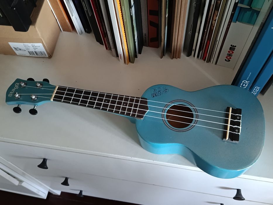 Ukelele muito pouco usado