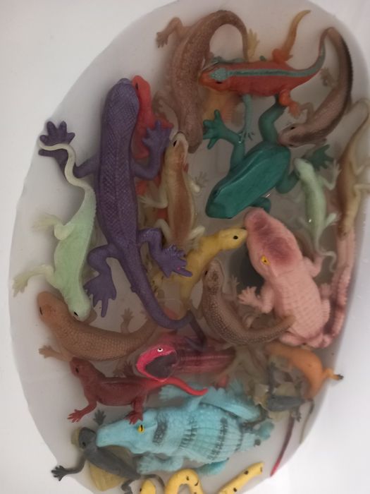 Animais em borracha