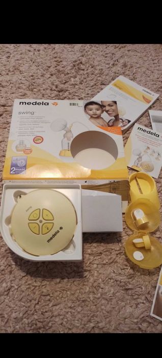 Laktator elektryczny Medela Swing plus gratis smoczek Medela Calma