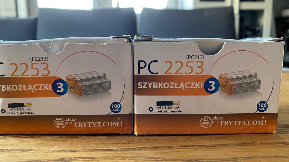 Szybkozłączka instalacyjna PC2253 3x2,5mm