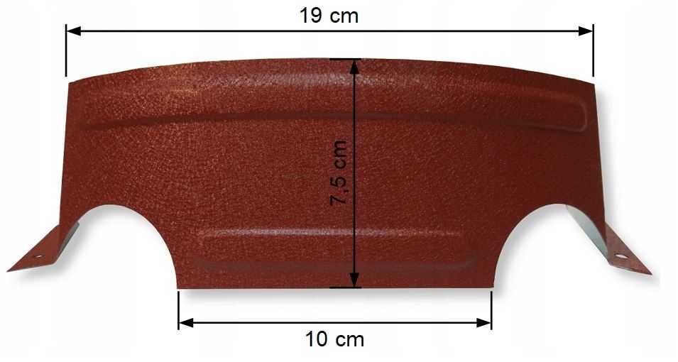 Śniegołap łezka RAL 3009 Ultramat