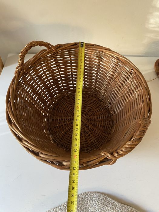 Kosz wiklinowy średnica ok. 31 cm, wysokość ok. 18 cm