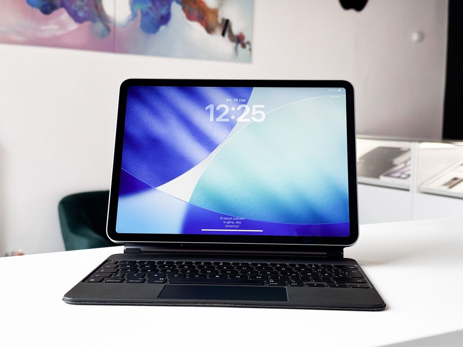 iPad Pro 11 cali M2 128 GB Szary WiFi 100% bateria + Magic Keyboard Sklep Gwarancja