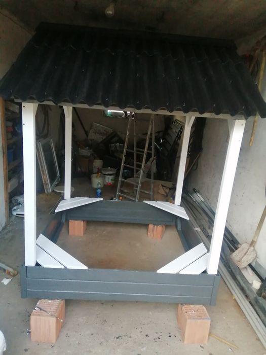 Piaskownica duża zadaszona