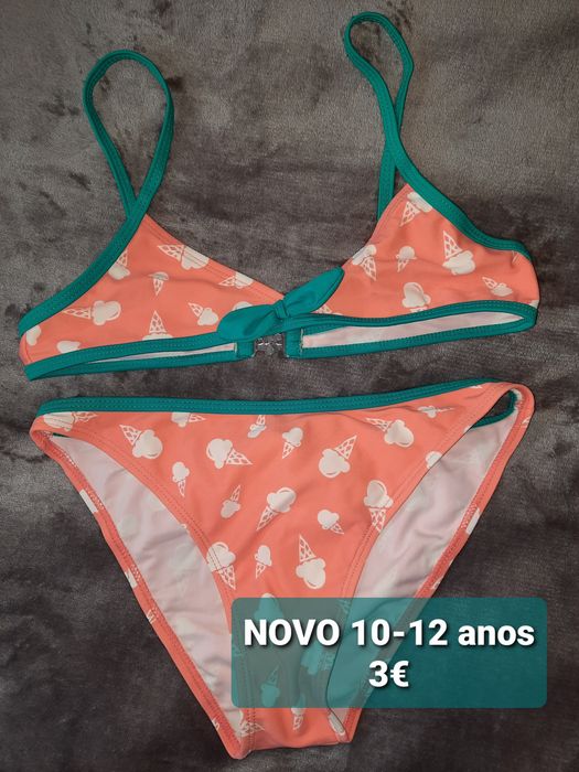 Biquini NOVO zippy Tam.10-12 anos