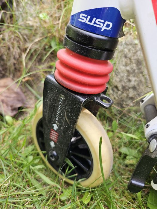 Hulajnoga biala amortyzator