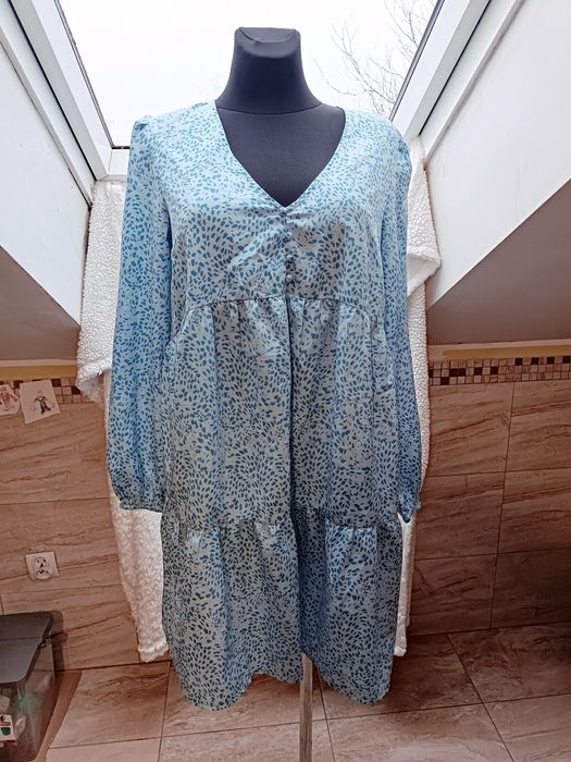 Sukienka ciążowa coquette błękitna new look 40