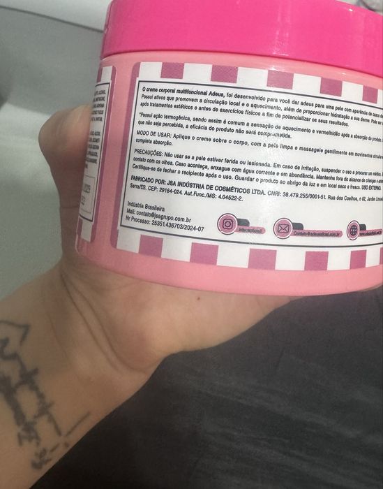 Creme adeus 100% original