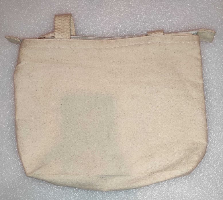 Bolsa de pano com flor
