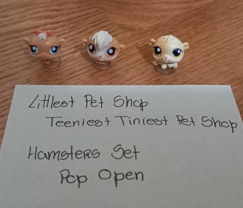 3 Conjuntos Littlest Pet Shop Completos