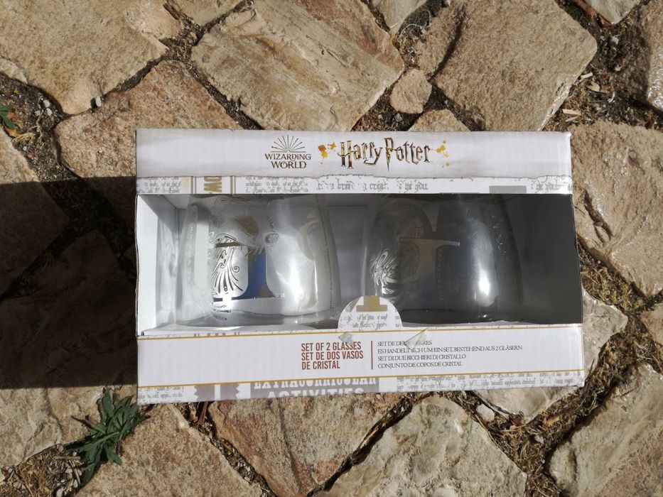 Conjunto de Copos cristal Harry Potter