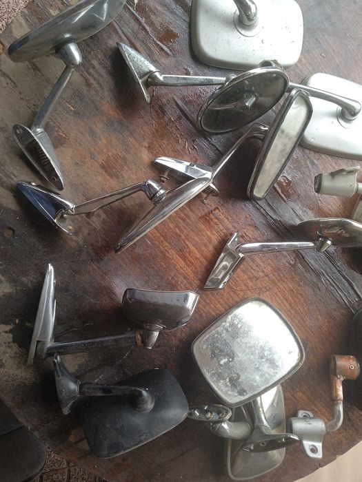 Clássicos Antigos espelhos cromados