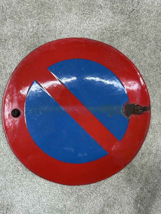 Sinal Trânsito esmalte