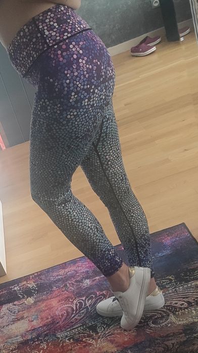 Legginsy wielobarwne