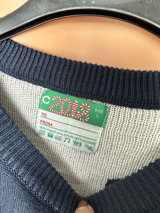 Sweterek swiąteczny rozmiar L cubus sesja święta Christmas