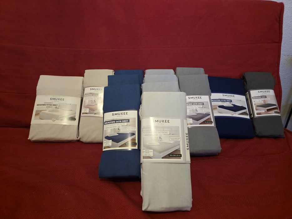 Prześcieradło Smukee 160x200x25 z gumką.