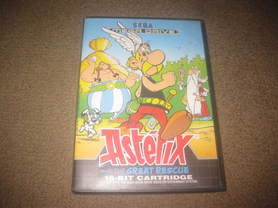 Jogo "Astérix And The Great Rescue" para Sega Mega Drive!