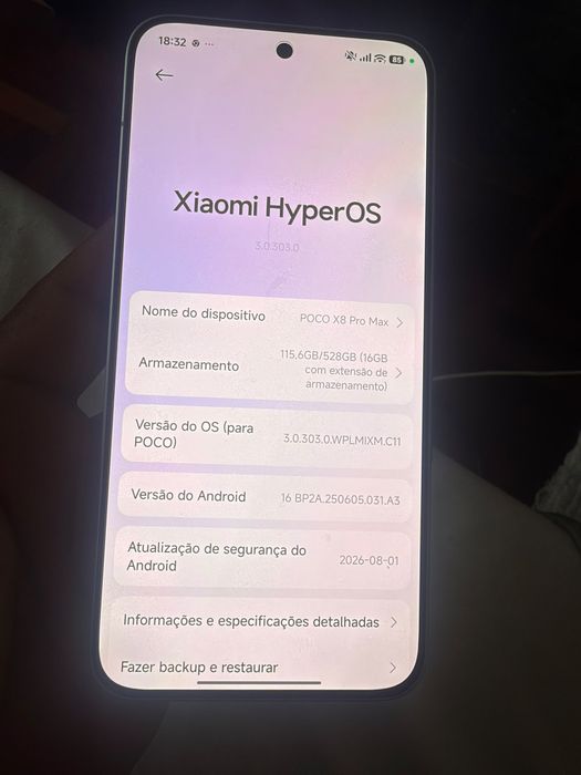 Vendo ou troco Poco X8 pro Max