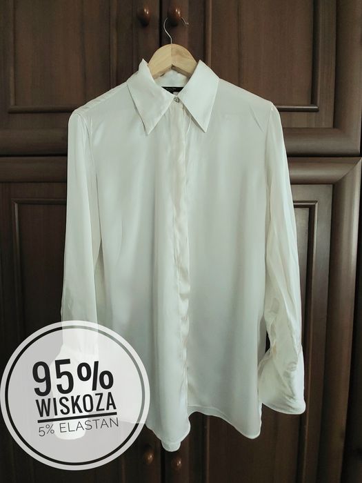 Damska koszula wizytowa z wiskozy Massimo Dutti rozmiar S