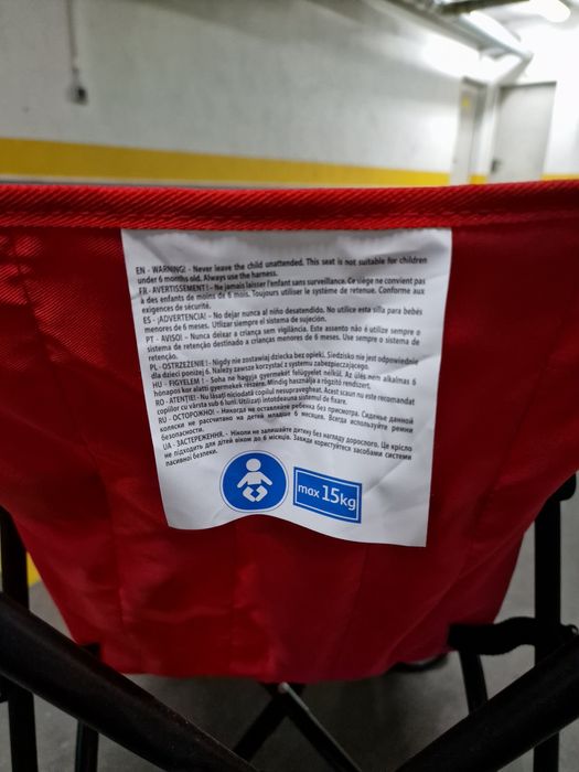 Carrinho de bebé vermelho Novo