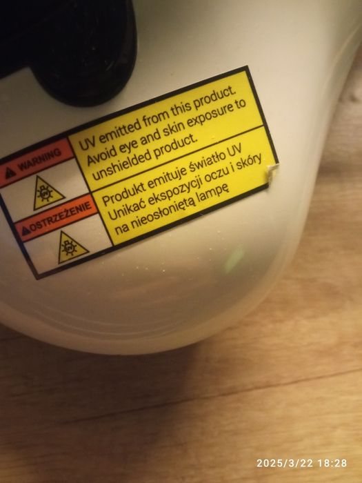Odkurzacz antybakteryjny z lampą UV.C