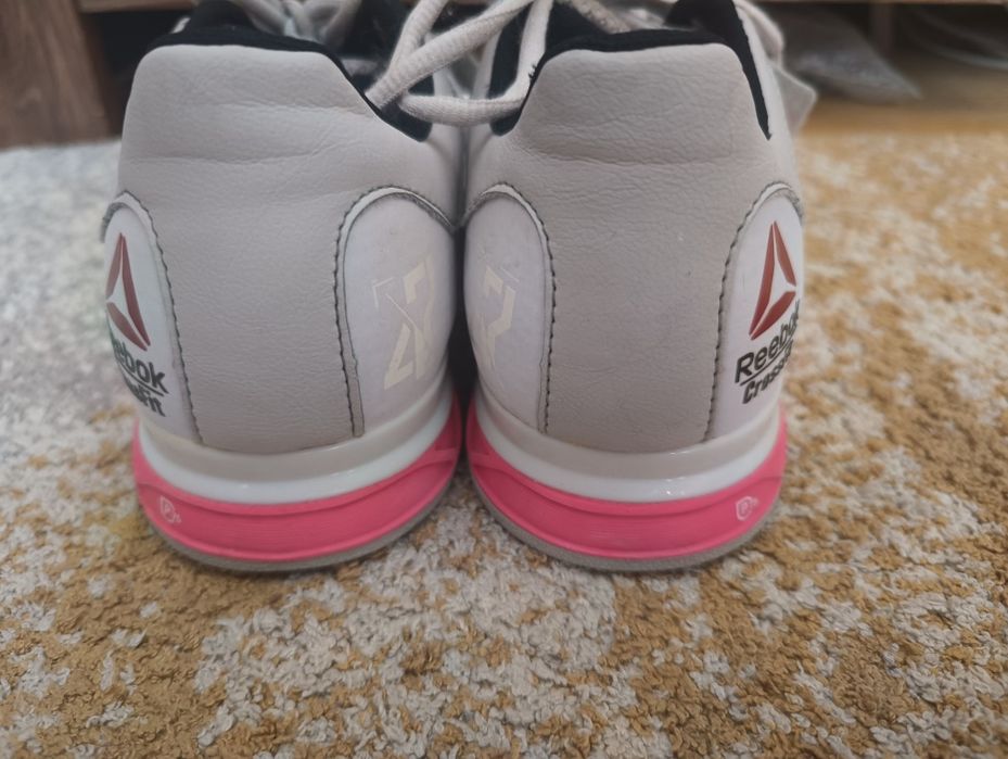 Buty Reebok CrossFit Lifter Plus 2.0  Biało-Różowe