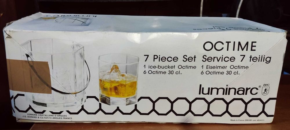 Balde Gelo Com Seis Copos