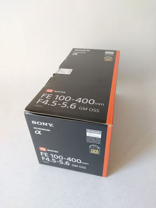 Об'єктив Sony SEL100400GM 100-400mm f/4,5-5,6 GM OSS FE,  Новий !
