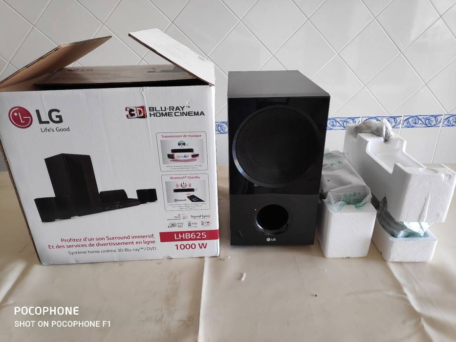 Conjunto de colunas de som surround