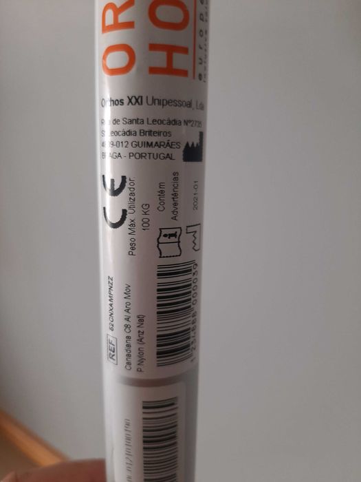 Canadianas Orthos XXI Aro Móvel Punho Duro (Qtd. 2)