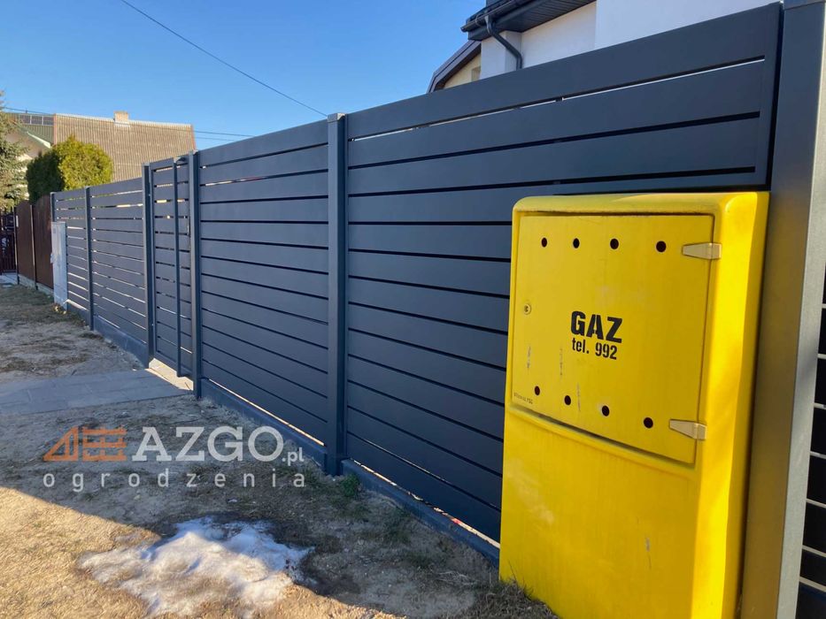 Podmurówka podwalina płyta betonowa krawężnik grafitowa do ogrodzenia