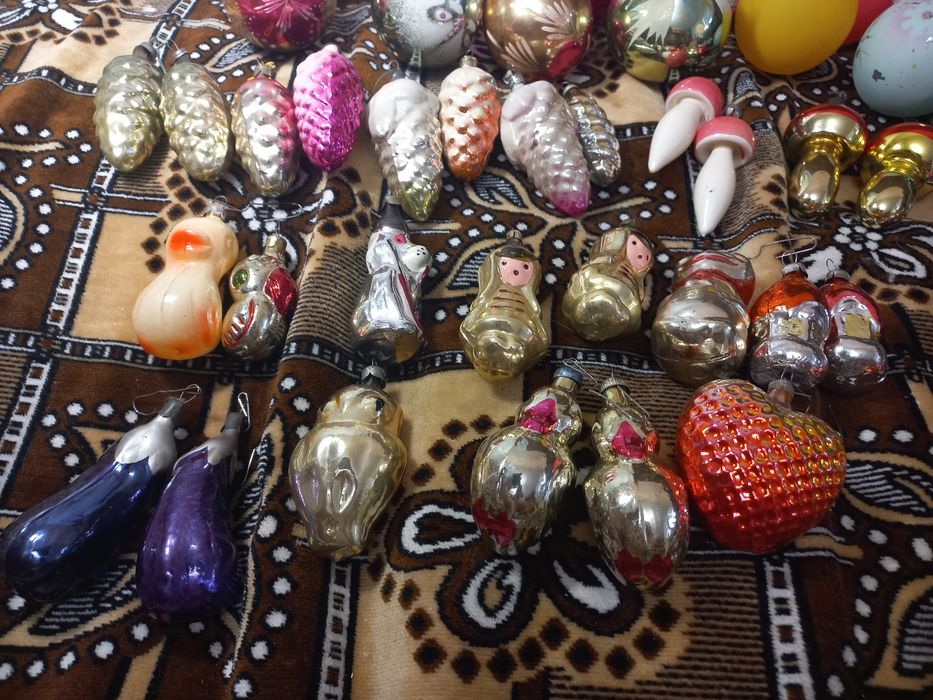 Новогодние игрушки времен СССР