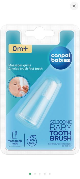 Зубна щіточка для чищення перших зубів Canpol Babies